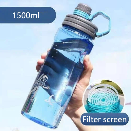 Large Capacity Space Cup Men's and Women's Sports Fitness Kettle Cup Drop Explosion-proof Space High Temperature Resistant Glass
