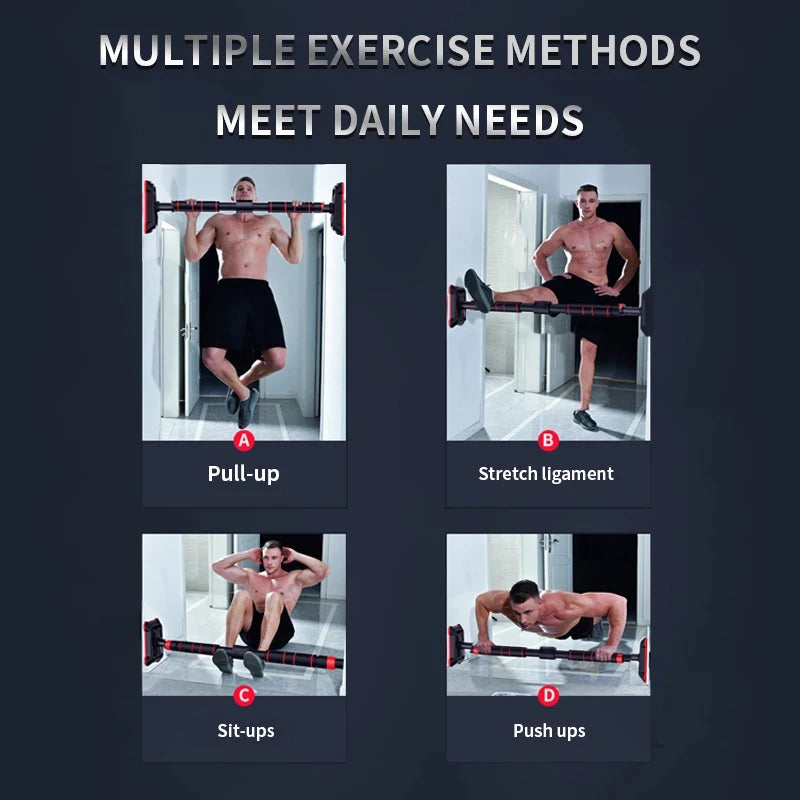 Adjustable Door Horizontal Bars Sport Fitness Pull up Exercise Home Workout Gym Chin Up Training bar