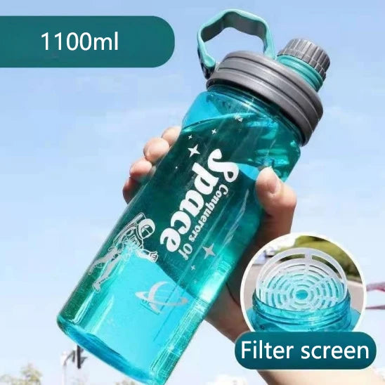 Large Capacity Space Cup Men's and Women's Sports Fitness Kettle Cup Drop Explosion-proof Space High Temperature Resistant Glass